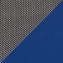 Сетчатый акрил черный / Ткань стандарт 26-21 синий
